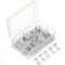 50 Pcs Upholstery Twist Pins Clear Head Fabric Tacks for Sofa Bedskirt Curtain Headliner Repair Pins